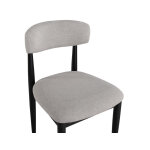 Magnolia Upholstered Side Chair, Black - Image 8