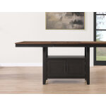 Bermuda 60-80″ Storage Counter Table With 20″ Leaf - Image 5
