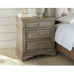 Highland Park Nightstand, Waxed Driftwood