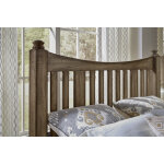 Maple Road Queen Slat Poster Storage Bed - Image 4