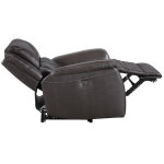 Alexandria Leather Power Recliner, Chocolate - Image 9