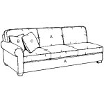 2577 LHF Sofa