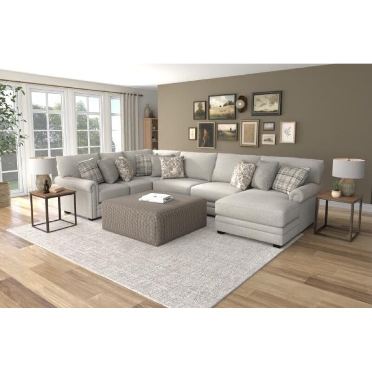abb3e94bf2fca2fc3011d870c134892d Livingston 3345 Cocktail Ottoman 40" - Image 1