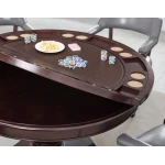 Tournament Game Table And Chairs, 6-piece, Gray(table & 4 Chairs) - Image 5