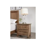 Cool Farmhouse Night Stand - 2 Drwr - 800-227 - Image 2