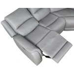 Alexandria Leather 6-piece Power Reclining Set, Stone - Image 9
