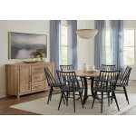 Dovetail Dining BLACK SPINDLE SIDE CHAIR - Image 4