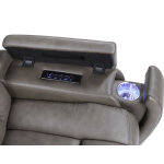 Daniel Triple Power Home Theater Leather Recliner With Built-in Speakers - Image 14