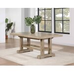 Napa 5-piece 72-108-inch Dining Set, Sand(table & 4 Side Chairs) - Image 9