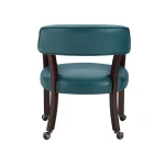 Tournament Game Table And Chairs, 6 Piece, Teal(table & 4 Captains Chairs) - Image 6