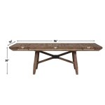Riverdale Trestle Table With 4 Upholstered Side Chairs - Image 15