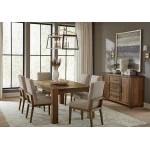 Dovetail Dining Upholstered Side Chair Grey Fabric - 752-030C - Image 5