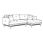 2089-06 RHF Loveseat