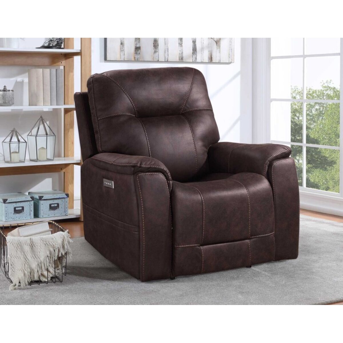 b0a874931dec386e690daabfbaa68c23 Lexington Triple-power Media Recliner - Image 1