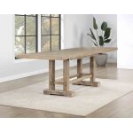 Napa 108-inch Counter Table With/2 18-inch Leaves, Sand