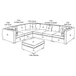 7765 Armless Loveseat