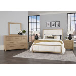 Crafted Cherry Bedroom by Ben & Erin Napier Erin's Upholstered Bed - Image 3