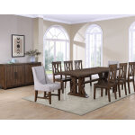 Auburn 7-piece Dining Set(table, 2 Arm Chairs, 4 Side Chairs)