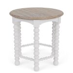 Round Spindle End Table - Image 5