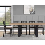 Magnolia 80-96-inch Counter Table W/18-inch Leaf, Black Base - Image 10
