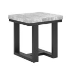Lucca, End Table, Gray Marble Top - Image 3
