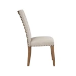 Riverdale Trestle Table With 4 Upholstered Side Chairs - Image 4
