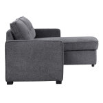 Noah Flippable, Convertible Storage Sleeper Chofa, Gray - Image 17