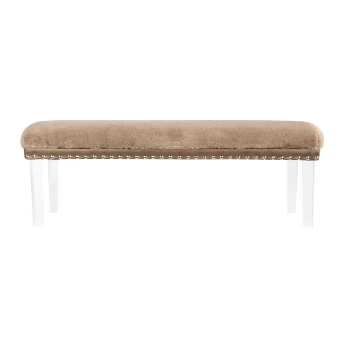 b4dfa0f62986ef2a164e77eccf458dfb Brianna Faux Fur Bench - Image 1