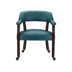 Tournament Game Table And Chairs, 6 Piece, Teal(table & 4 Captains Chairs) - Image 8