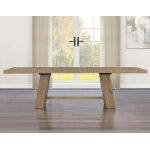 Orinda Rustic Modern Double Pedestal Base - Image 5