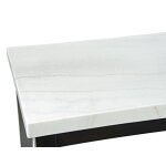 Westby White Marble Top Dining Table - Image 4