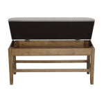 Grayson 24″ Counter Storage Bench W/nailhead Trim - Image 6