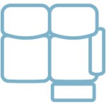 Marquis RAF Power Headrest Loveseat Single Recliner - Image 3