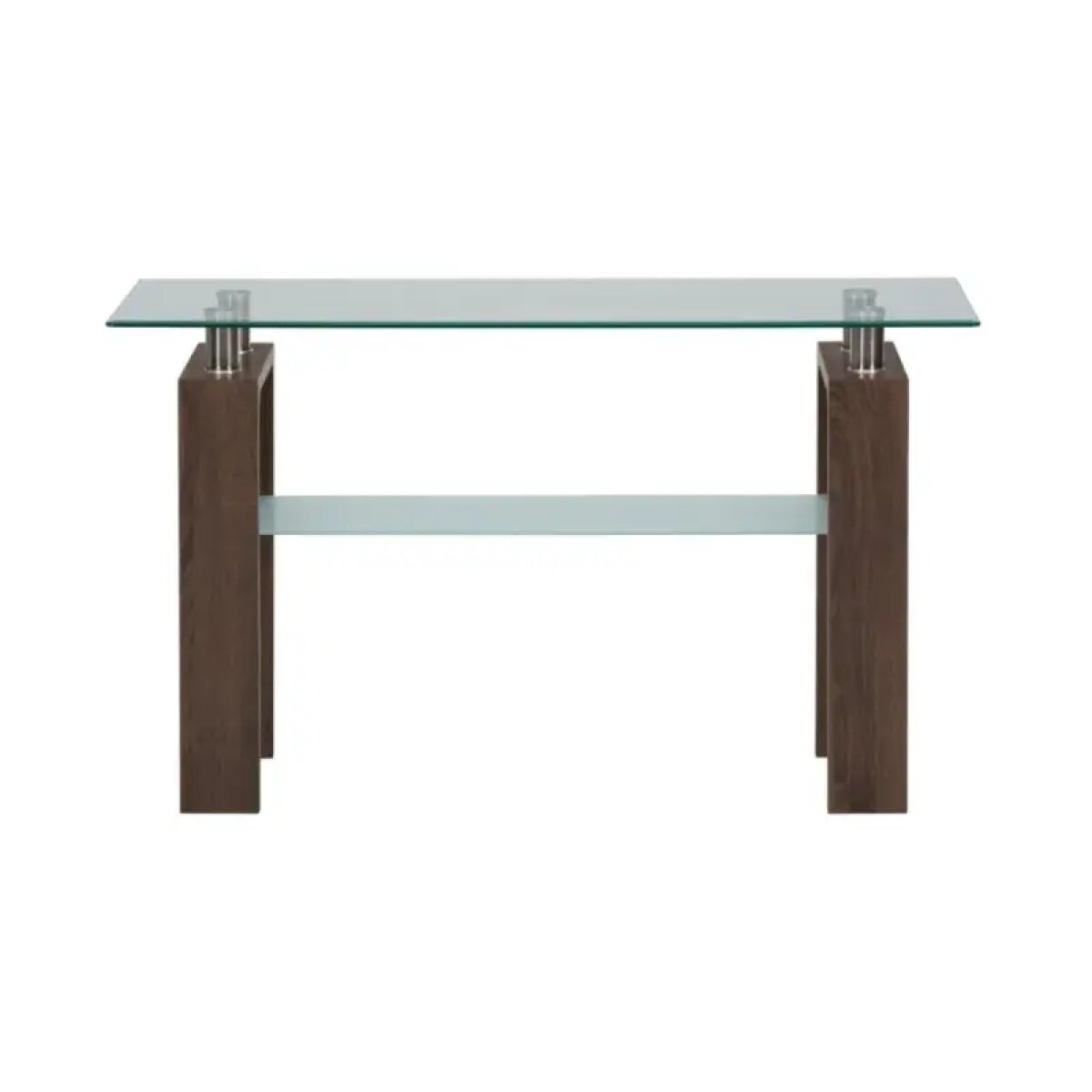 b952f54e7e8565fcbe6d7da07855dd20 Compass Glass Console Table - Image 1