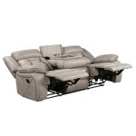 Tyson Sofa, Manual Reclining, Drop-down Console And Power Strip, Glider - Image 7