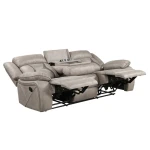 Tyson Sofa, Manual Reclining, Drop-down Console And Power Strip, Glider - Image 6