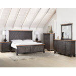 Bear Creek Dresser And Mirror, Brown - Image 5