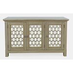 Isabella 54" Mirrored Accent Cabinet