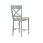 Darcy 5-piece 64-82″counter Set With 18-inch Leaf, Mint Green And Washed Linen Finish - Image 15