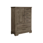 Cool Rustic Standing Chest - 6 Drawers with 1 Door
