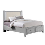 Bonanza UPHOLSTERED STORAGE BED - LINEN
