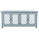 Isabella 69" Mirrored Accent Cabinet