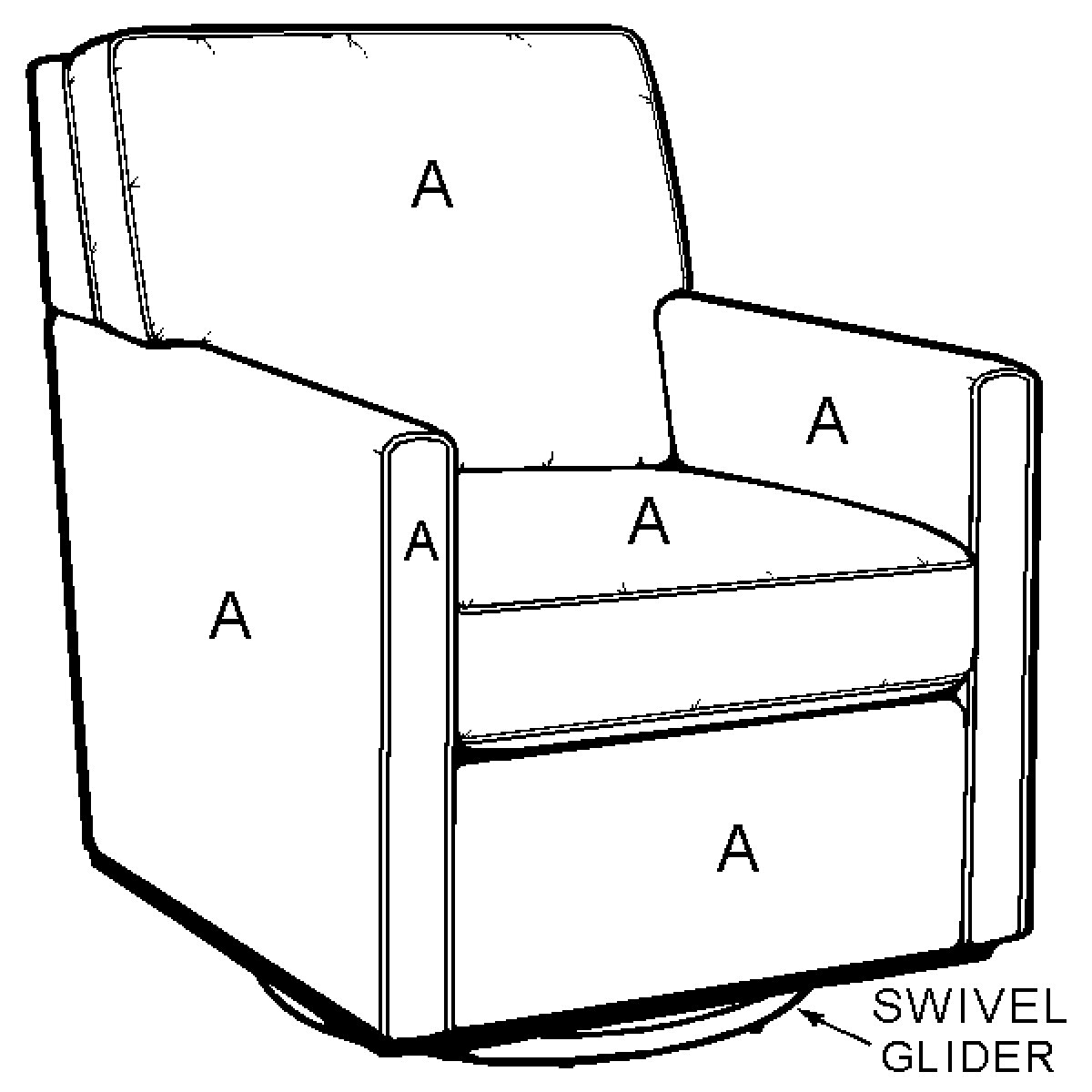 bcb84a935f5fa00d79bb70ef61e76839 2284 Swivel Chair - Motion Chair Program - Image 1