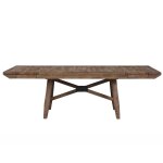 Riverdale Trestle Table With 4 Upholstered Side Chairs - Image 13