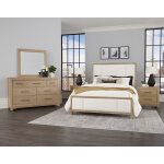 Crafted Cherry By Ben & Erin Napier King Upholstered Bed-white Fab - Image 6
