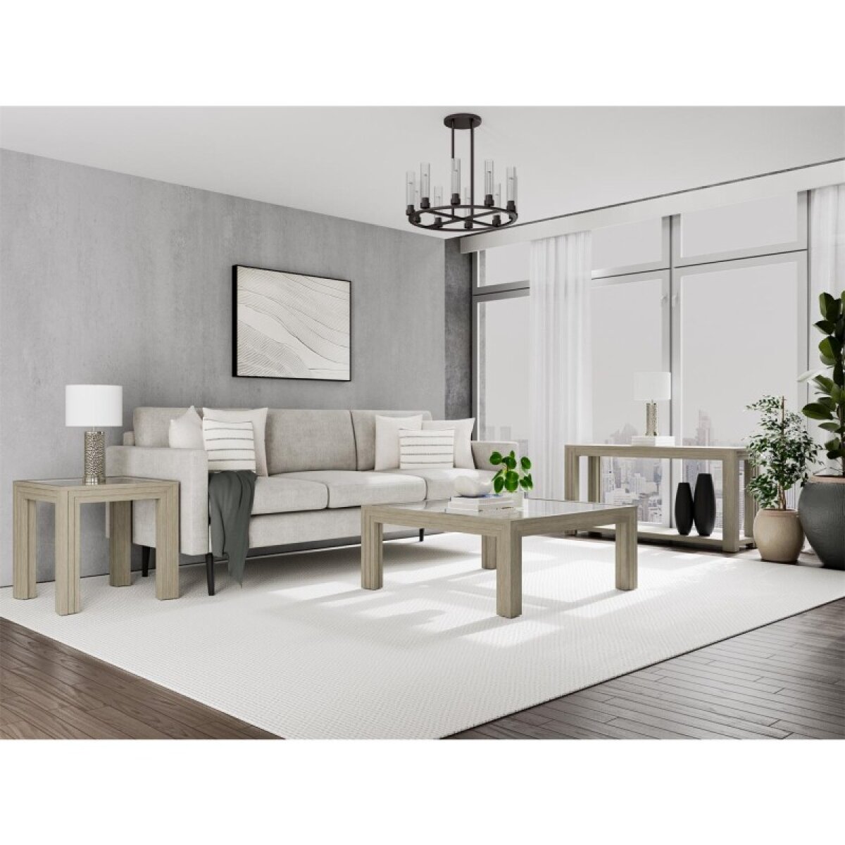 be1acdd83ddc02105a2f927c85e5904f Square Glass Cocktail Tbl - Image 1