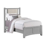 Bonanza TWIN UPHOLSTERED BED 3/3 - LINEN