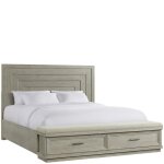 Cascade King Panel Upholstered Storage Bed - Image 3