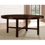 Hartford 72 Inch Table 7 Piece Set, Brown Chairs(table & 6 Side Chairs) - Image 4
