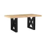 Magnolia 80-96-inch Counter Table W/18-inch Leaf, Black Base - Image 4